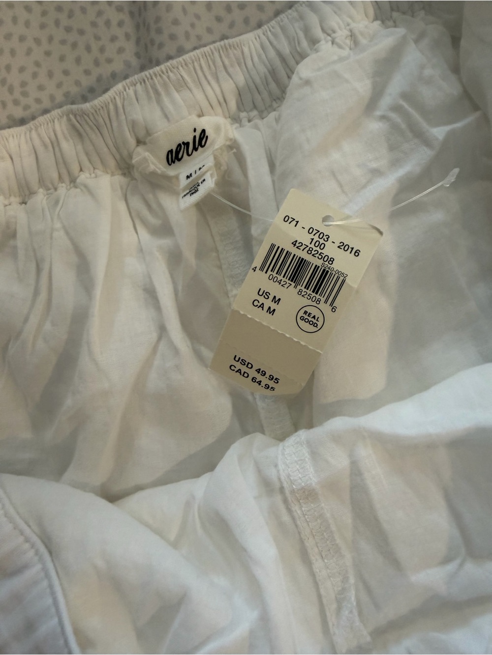 aerie White Girls' Lightweight Cotton Skirt